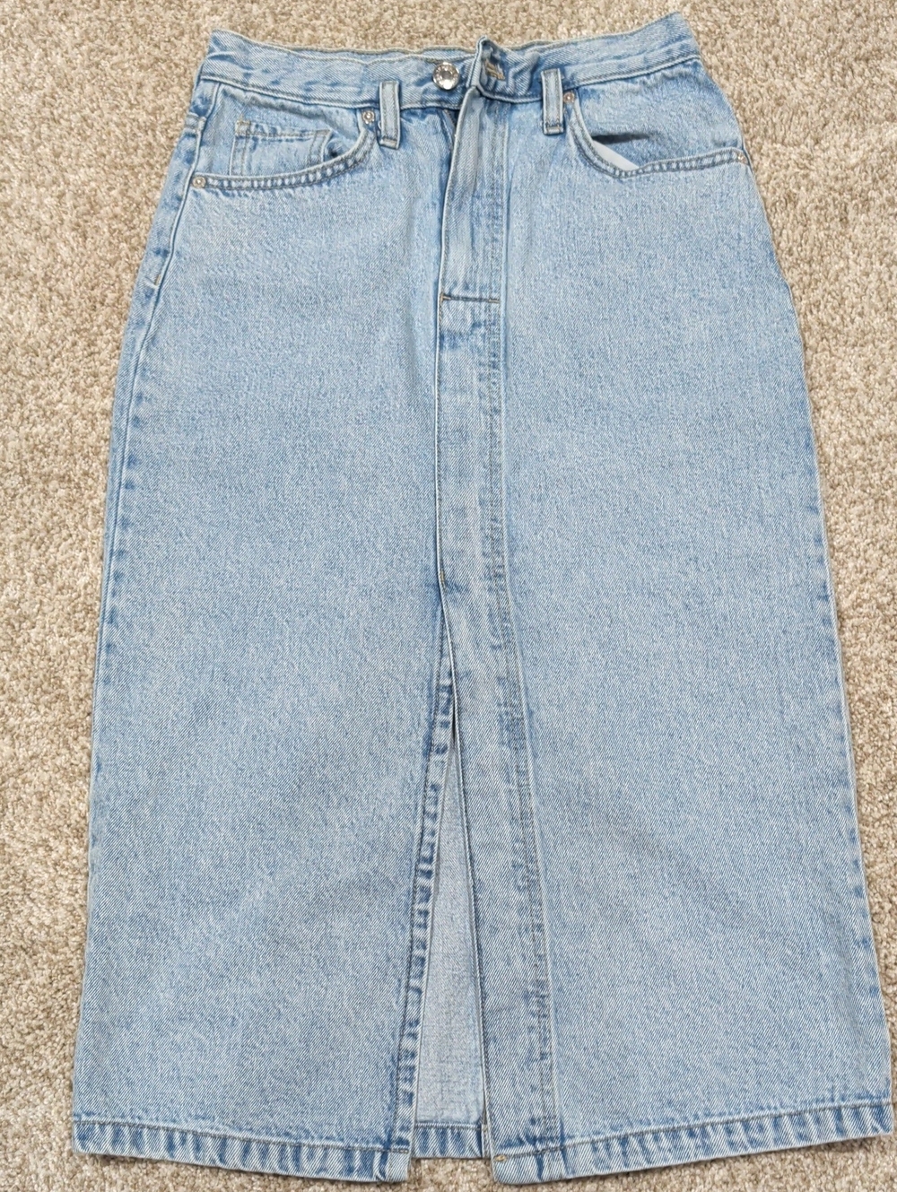 Mango Light Blue High-Waist Women’s Jeans XS